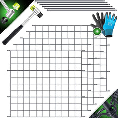 Schapenhek - Vijverhekwerk - Tuinhek - 5 Stuks - 71x66cm - Antraciet - KESSER®