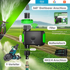 KESSER® Irrigatiebesturing - Irrigatiesysteem - Zwart •