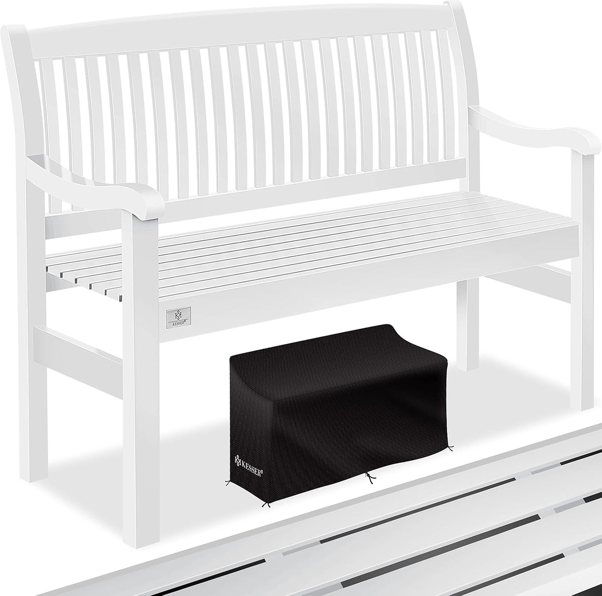 KESSER® Tuinbank weerbestendig - Tweepersoons - Wit