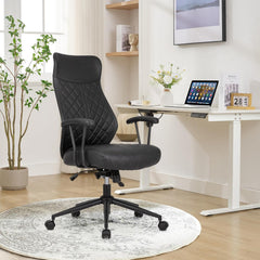 Ergonomische Bureaustoel -  Office Chair - Gamestoel - Volwassenen - Zwart - UEV