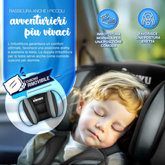KIDUKU® Autostoeltje - Kinderzitje - Veiligheidsgordel - Grijs