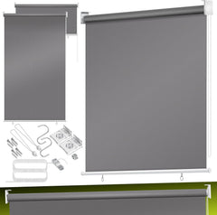 Rolgordijn - Verduisterend - 160x140 cm - Antraciet - KESSER®