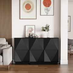 Schoenenkast - Schoenenrek - 91x24x50 cm - Zwart - UEV