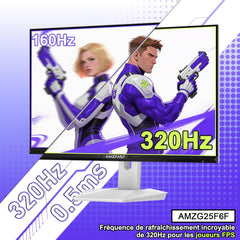 Gaming Monitor - Beeldscherm computer - 25 inch - 320Hz - FHD - Amzfast