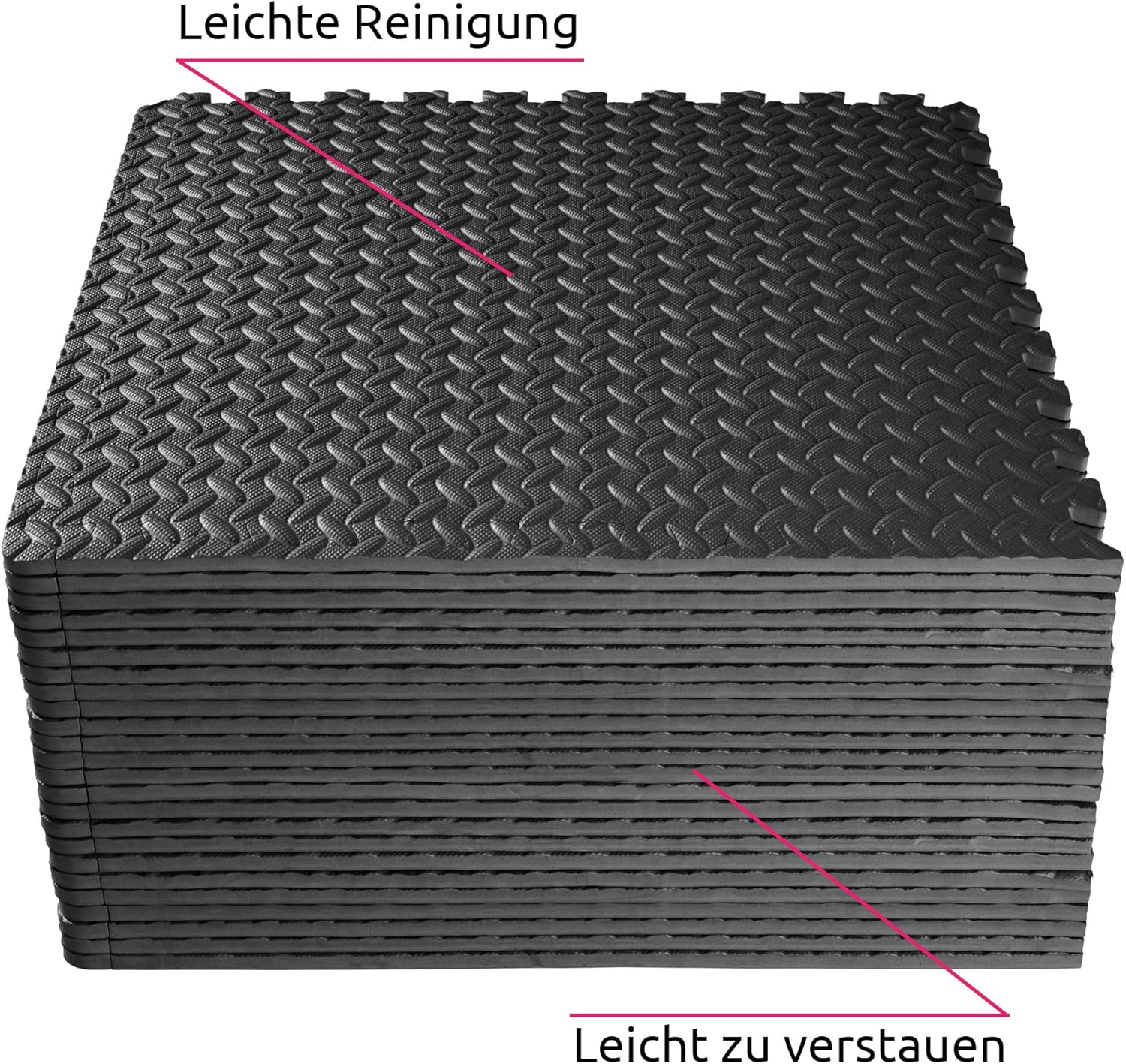 TecTake Vloerbeschermingsmatten – Set beschermende, vuilafstotende antislip vloermatten met uitbreidbaar puzzelsysteem, beschikbaar in verschillende modellen