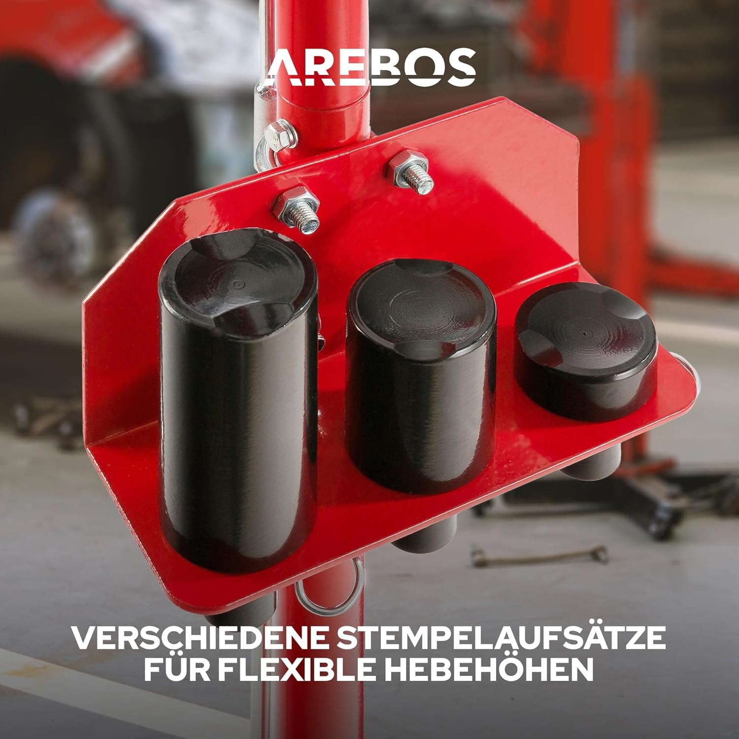 Pneumatische Krik - Hydraulische krik - draagkracht 22T - Arebos