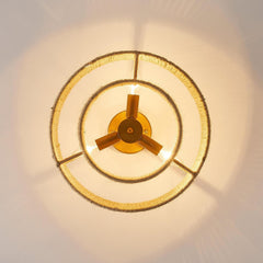 Parrot Uncle Kroonluchter voor de Eetkamer, Rustieke Boerderijstijl Plafondlamp, Half Inbouw Plafondlamp, Kroonluchter voor Slaapkamers, Keuken, Woonkamer, 3 Lamphouders