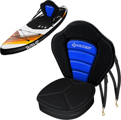 KESSER® Kajakzitting - voor SUP Board - 32x38cm - Rugleuning 51x45cm