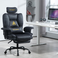 Ergonomische Bureaustoel -  Office Chair - Gamestoel - Volwassenen - Grijs - SYMINO