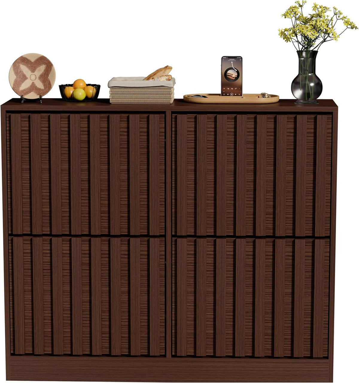 Schoenenkast - Schoenenrek - 102x24x86,5 cm - Bruin - UEV
