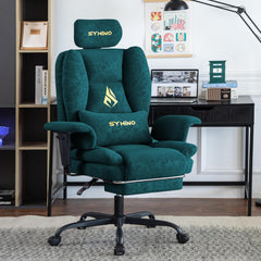 Ergonomische Bureaustoel -  Office Chair - Gamestoel - Volwassenen - Groen - SYMINO
