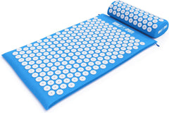 GORILLA SPORTS® Acupressuurmat, met ergonomische kussen en draagtas, 68 x 42 x 2,5 cm, wasbaar, van katoen, kleurkeuze, massagemat, nagelmat, acupunctuurmat