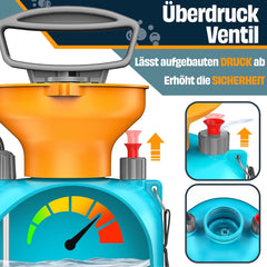 MASKO® Drukspuit - 3 Liter - Incl. draagriem - Blauw