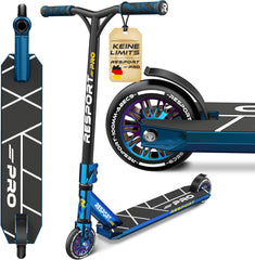 Stuntstep - Voor kinderen en volwassenen - Vouwbaar - Blauw - RE:SPORT