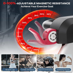 Hometrainer - Fitness fiets - Spinfiets - Zwart - Sperax