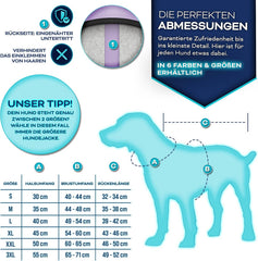 Hondenjas - Hondentrui - Winter - XXL - Paars - TRESKO®
