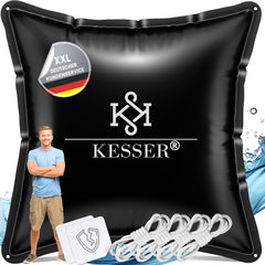 KESSER® Zwembadkussen - 120x120cm - Zwembadafdekking - Waterdicht - Zwart