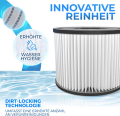 KESSER® Filter voor Whirlpool 7 x filterpatronen, vervanging SPA-filter, maat VI-cartridges, waterfilter, zwembadfilter, compatibel met Lay-z-Spa Intex vervangt de originele cartridge