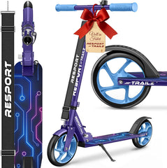 Kinderstep - Verstelbaar - Vouwbaar - Paars/Blauw - RE:SPORT