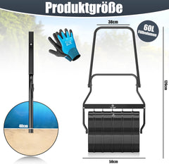 KESSER® Gazonwals - Tuinwals - Vulbaar - 60L - 50cm breed - Zwart