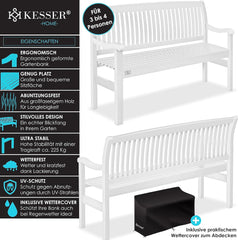 KESSER® Tuinbank weerbestendig - Tweepersoons - Wit
