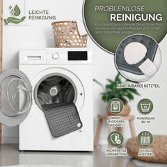 sinnlein Verwarmingskussen van fleece, 30 x 60 cm, elektrisch warmtekussen met automatische uitschakeling, 6 temperatuurniveaus, wasbaar tot 40 °C, digitaal display, grijs