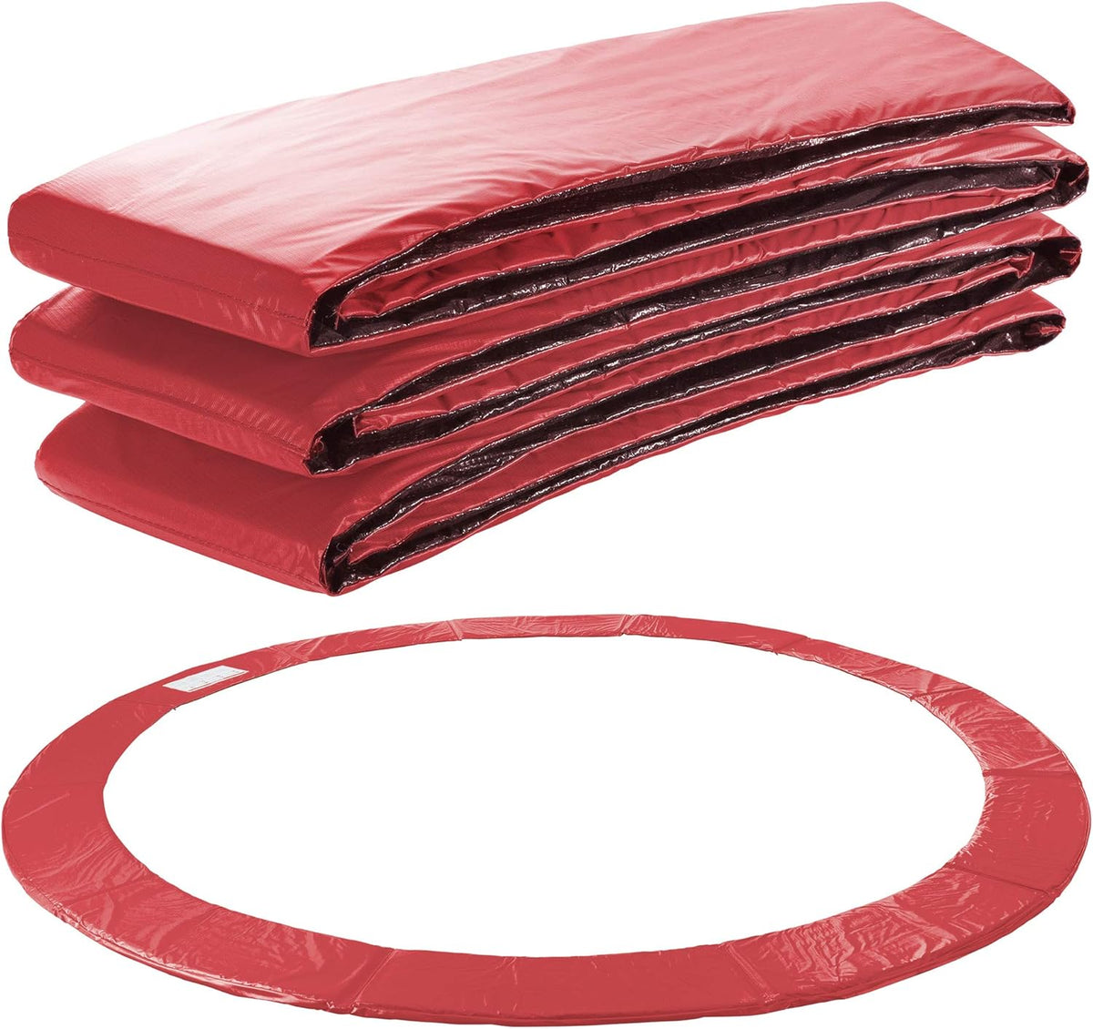Trampoline rand - Beschermrand - 396 cm - Rood - AREBOS