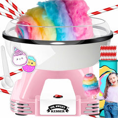 KESSER® Suikerspinmachine - Retro - 500W - Roze/Wit