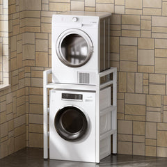 Wasmachine kast - Wasmachine ombouw - 73x64x110 - Wit - MSFE