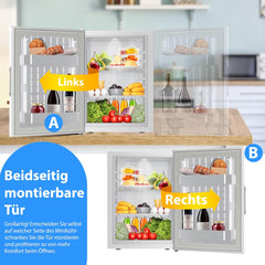 KESSER® Koelkast Tafelmodel - 40L - Mini Koelkast - Wit