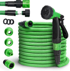 Flexibele Tuinslang - Inc. sproeikop - 30 meter - Groen - Tillvex