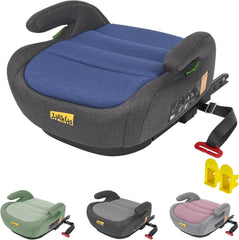 Zitverhoger isofix - Stoelverhoger auto - 6-12 jaar - Blauw - Jovikids