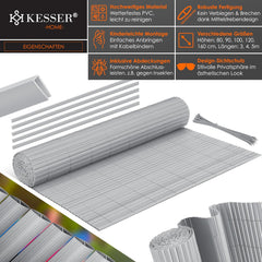 KESSER® Balkonscherm - Zichtdoek - Balkondoek - 120x400cm