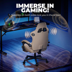 Ergonomische Bureaustoel -  Office Chair - Gamestoel - Volwassenen - Beige - GTPLAYER - ACE-PRO6
