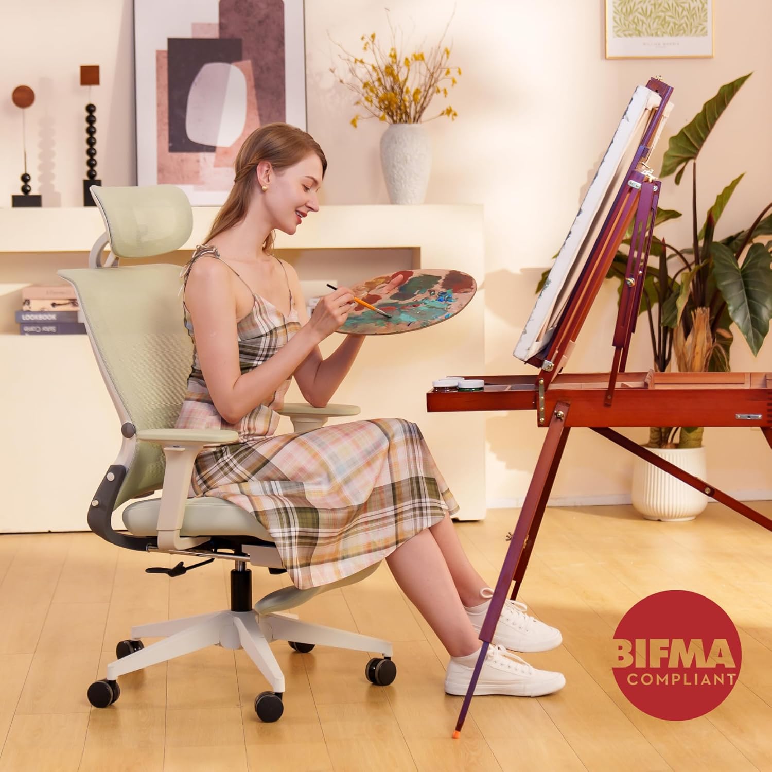 Ergonomische Bureaustoel -  Office Chair - Gamestoel - Volwassenen - Groen - FLEXISPOT