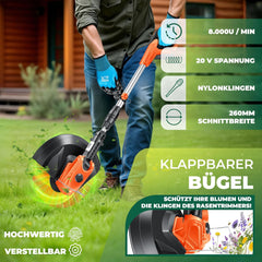 MASKO® Grastrimmer op accu - Bosmaaier - Oranje