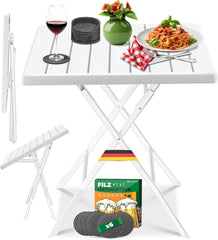 KESSER® Balkontafel - Tuintafel - Bistrotafel - Klapbaar - Wit