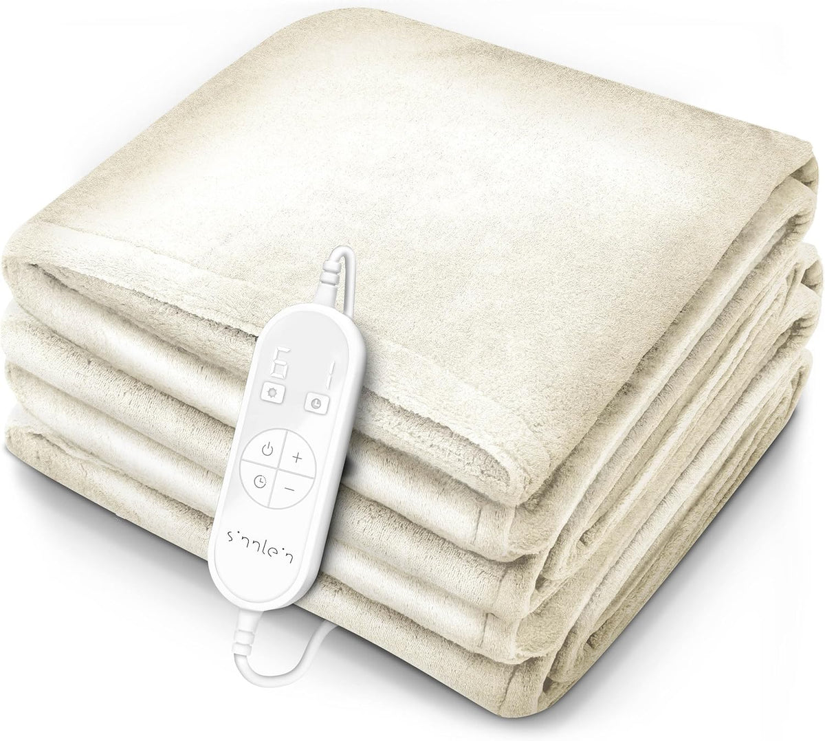 Elektrische deken - Warmtedeken - 2 persoons - 180x200 cm - Beige - Sinnlein®