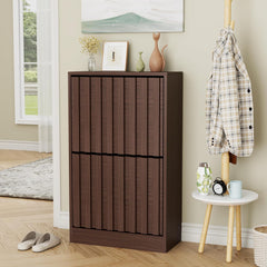 Schoenenkast - Schoenenrek - 52x24x86,5 cm - Bruin - UEV