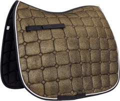 Zadeldek voor paard, ideaal om te springen, wattenpads, Zwart - Nobleza