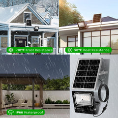 Solar Tuinverlichting - Buitenverlichting - Zonneenergie - 50W - Zwart - Aigostar •