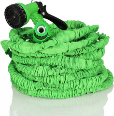 Flexibele Tuinslang - Inc. sproeikop - 45 meter - Groen