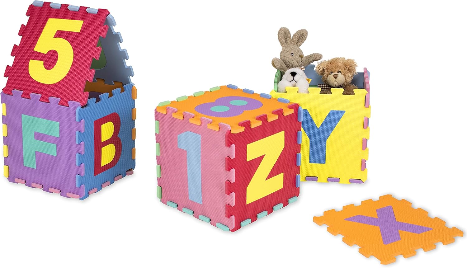 KIDUKU® Puzzelmat - 86-delig - Speelmat - Kindermat