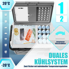 Compressor Koelbox elektrisch - Coolbox - Frigobox - 51L - Grijs