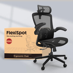 Ergonomische Bureaustoel -  Office Chair - Gamestoel - Volwassenen - Zwart - FLEXISPOT