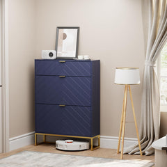 Schoenenkast - Schoenenrek - 80x24x122 cm - Blauw - UEV