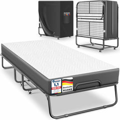 KESSER® Opklapbed - Logeerbed - Inc. Matras - tot 250 kg - Antraciet