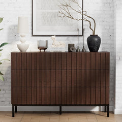 Commode - Dressoir - Ladekast - 73,4x34,5x100 cm - Bruin - UEV