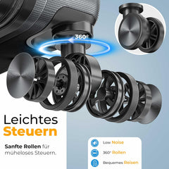 KESSER® Reiskoffer - 84L - ABS - Antraciet