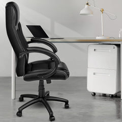 Ergonomische Bureaustoel - Office Chair - Gamestoel - Volwassenen - Zwart - TRESKO